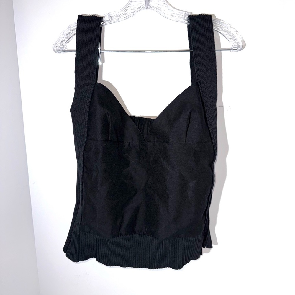 Sacai Layered Mixed Media Top